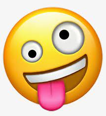 Crazy Sticker New Crazy Face Emoji 1024x1024 Png Download Pngkit It is used mostly in the direct meaning of looking at something, wanting to see something, or approving something (for example, some nice photo). crazy sticker new crazy face emoji