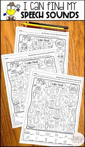 I Spy Speech Sounds No Prep Articulation Worksheets In 2020 Articulation Worksheets Speech Therapy Activities Preschool Speech Therapy Activities