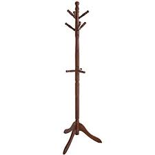 Vasagle Coat Rack Free Standing Wooden Hall Tree Coat Hat Tree Coat Hanger Holder Enterway W Coat Rack Coat Hanger Standing Coat Rack