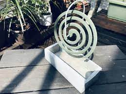 モルタルと100均材料で 蚊取り線香スタンドを作ってみました diyレシピ 蚊取り線香 モルタル 100均