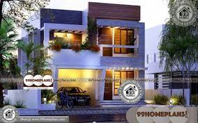 2 Story Narrow House Plans 60 Contemporary Kerala Home Plans In 2021 Narrow House Plans House Arch Design Latest House Designs