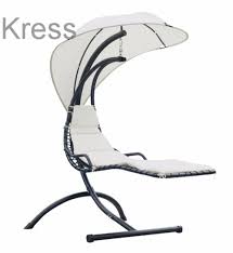 The modern design fits with any backyard decor. Hanging Chaise Lounger Chair Arc Stand Swing Hammock Chair Canopy Beige Outdoor Furniture Buy Single Seat Swing Chair Outdoor Sun Shading Hammock Modern Outdoor Furniture Product On Alibaba Com