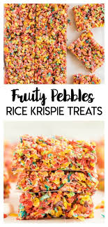 Fruity Pebbles Rice Krispies In 2020 Rice Krispy Treats Recipe Rice Crispy Treats Recipe Rice Krispies