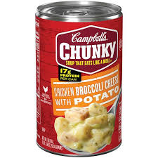 1 can campbell's® condensed cheddar cheese soup. Campbell S Chunky Chicken Broccoli Cheese With Potato Soup Hy Vee Aisles Online Grocery Shopping