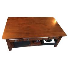 A matching sofatable and end table are listed in lots #18and #20. American Signature Coffee Table Aptdeco