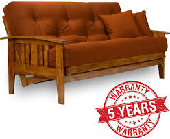 Wood futon frames come in a variety of sizes and finishes. Futon Frames Queen Size Solid Hardwood Nirvana Futons Westfield Futon Frame Furniture