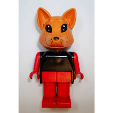 LEGO Freddy Fox with Black Top Fabuland Figure