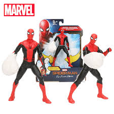 Far from home's nick fury gives peter a pep talk in new tv spot. 14 5cm Marvel Toys Spider Man Far From Home Web Punch Pvc Action Figure Black Spiderman Peter Parker Collectible Model Doll Marvels Aliexpress