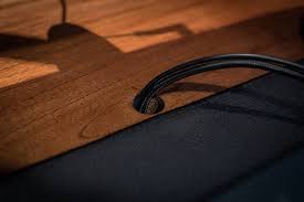 One cable is actually the mono rca cord from my subwoofer, and the other is the coax cable from the get a piece of hardwood molding to cover the transition from tile to carpeting. The 5 Step Guide To Perfect Desk Cable Management Voltcave