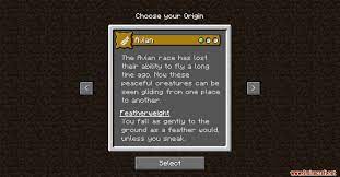 There are world generation mods such as better caves, cave biomes, and more. Origins Mod 1 17 1 1 16 5 Create A Backstory For Yourself 9minecraft Net