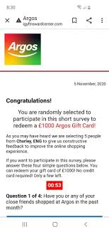But they're popular with scammers because they're easy for people to find and buy, and they have fewer protections for they want to scare or pressure you into acting quickly, so you don't have time to think or talk to someone you trust. Argos Gift Card Scam And Giveaway