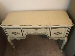 Solid oak with a hand done rush seat. Used 1960s Bassett French Provincial Dixie 5 Piece Bedroom Set 1 200 00 Picclick