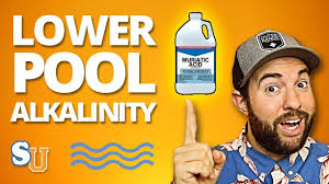 Dilute muriatic acid and distribute it evenly in the pool. How To Lower Pool Alkalinity With Muriatic Acid Swim University Youtube