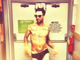 Pic! Adam Levine in His Underwear Thanks to Behati Prinsloo