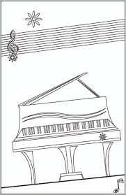 I love piano coloring page. Contemporary Springtime Piano Coloring Page Leila Viss 88pk