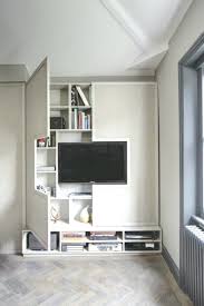 14 Hidden Storage Ideas For Small Spaces Via Brit Co Small Space Bedroom Small Room Design Small Living Rooms