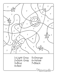 Free Color By Number Printables For Kids