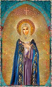 Holy Mother Poster Print Etsy Catholic Art Mother Mary Divine Mother