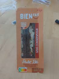 Sandwich Au Poulet Roti 160 G