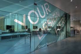 Office Glass Mock Up Premium Psd Freepik Psd City Computer Light Office In 2020 Sign Mockup Storefront Signs Wayfinding Signs