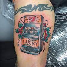 Casino Machine Tattoo Vegas Slots Tattoos Casino Machines