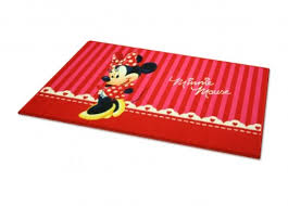 Minnie minnie110 schulterpolster set of 2. Kinderteppich Minnie Mouse 80x140cm Wohnaccessoires Deko Teppiche Matten