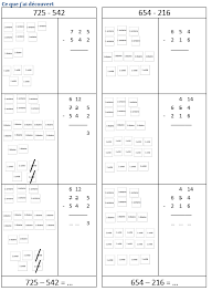 Exercices pour apprendre la technique opératoire de la soustraction posée sans et avec retenues. Https Ien Bondy Circo Ac Creteil Fr Img Pdf Sequence Soustraction Posee Nbre A 3 Chiffres Pdf