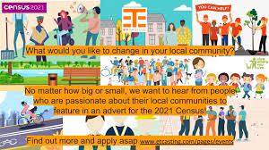 The #census2021 advert launches today in the build up to census day on 21st march. Census 2021 Looking For People Who Are Actively Passionate About Their Local Community One Plymouth