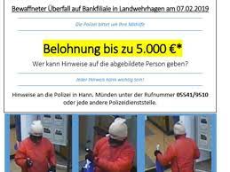 See more of die fahndungen von aktenzeichen xy ungelöst on facebook. Aktenzeichen Xy Ungelost 40 Hinweise Auf Bankrauber Von Landwehrhagen Hann Munden