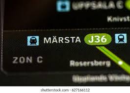 Märsta is with its 27,000 inhabitants the largest city in sigtuna municipality in stockholm county in it is located between the capital stockholm, some 35 km to the south, and sweden's fourth largest city. Marsta Station Stockholm Metro Map Stock Photo Edit Now 627166112