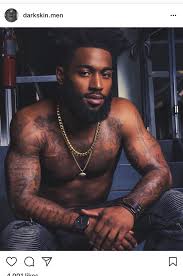 Dark Skin Black Actors With Beards Pin On Black Dipped In Handsome