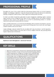 Sample Resume For Entertainment Industry Best Resume Template Resume Template Free Sample Resume