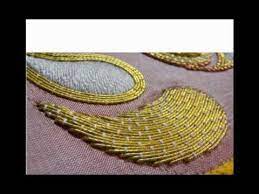 This is a border pattern made of stiff canvas and the. Zardozi Embroidery Tutorial For Simple Stitches Youtube