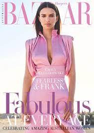 Emily Ratajkowski Stars In Bazaar Australia Talks Facing Criticism Emily Ratajkowski Fashion Fashion Magazine Cover