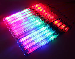 12 Pack Of Colorful Flashing Led 7 Modes Light Up Toy Wand Stick For Parties Events Functions Celebrations Walmart Com Walmart Com