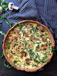 Quiche Champignons Roquette Healthy Flavor I Recette Cuisine Recette En 2020 Recettes De Cuisine Quiche Vegetarienne Quiche Legume
