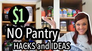 Make use of storage space you have · 4. 1 No Pantry Hacks And Ideas Kitchen Organize With Me Ideas To Organize With No Pantry Youtube