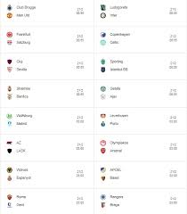 Dưới đây là chuyên trang trực tuyến bóng đá europa league gồm lịch thi đấu. Lá»‹ch Thi Ä'áº¥u Vong 1 16 Cup C2 Europa League 2019 20 Ä'áº§y Ä'á»§ Nháº¥t Thá»i Ä'áº¡i