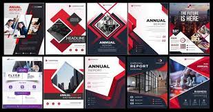 بروشور جديد brochure مجموعة بروشور فيكتور و psd بألوان مميزة جاهز للتعديل عليه لصممي الدعاية والإعلان b in 2021 free brochure template brochure psd brochure template