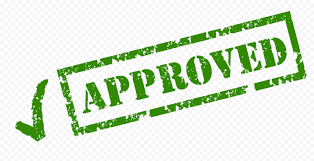 Green Rectangle Approved Stamp Approved Stamp Stamp Rectangle