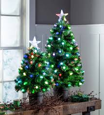 Hours may change under current circumstances Fiber Optic Color Changing Tabletop Christmas Tree Plowhearth
