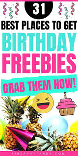 Best Birthday Freebies Free Stuff On Your Birthday Finsavvy Panda Birthday Freebies Free Birthday Stuff Freebies On Your Birthday