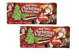 Little Debbie Red Velvet Christmas Tree Cakes 2 Pack Little Debbie Http Www Amazon Com Dp B00ppth2zw Ref Cm Sw R Tree Cakes Christmas Tree Cake Snack Cake