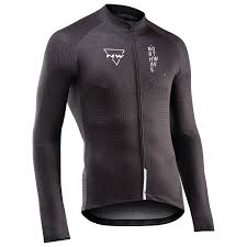 northwave blade 3 jersey long sleeves cycling jersey dark grey m