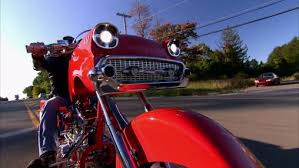 Image result for Orange Red 1957 Motorcycle