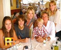 Rod stewart is joined by all four sons, aged from 7 to 38, in a rare family photo. 25 Rod Stewart Ideas Rod Stewart Stewart Rod