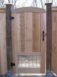 Wooden Outdoor Fence Door In 2020 Privacy Fence Landscaping Backyard Privacy Fence Landscaping