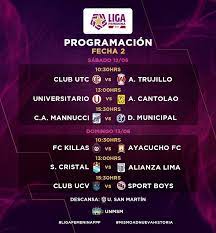 La temporada 2021 de la liga femenina será televisada. Liga Femenina Programacion Oficial De La Fecha 2 Del Torneo Peruano De Futbol Femenino