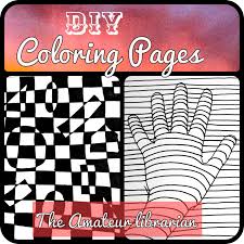 To speak with customer care, call 1.800.550.0005 or use the chat and email services below. Project Pinterest Diy Coloring Pages Optical Illusion Edition The Amateur Librarian