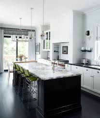 Black And White Marble Floor Kitchen Black Island In White Kitchen Black Wood Flooring Marble Counter Top Black Wood Floors Black Kitchen Countertops White Marble Kitchen